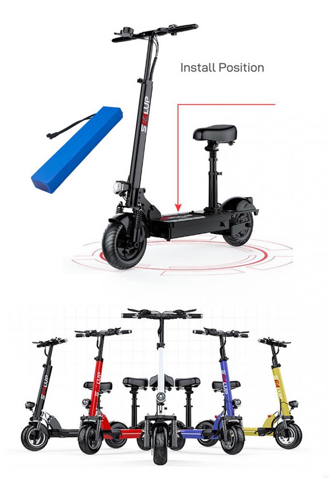 Amped 48v 24v 100ah Lithium Ion Battery for Electric Scooter 4