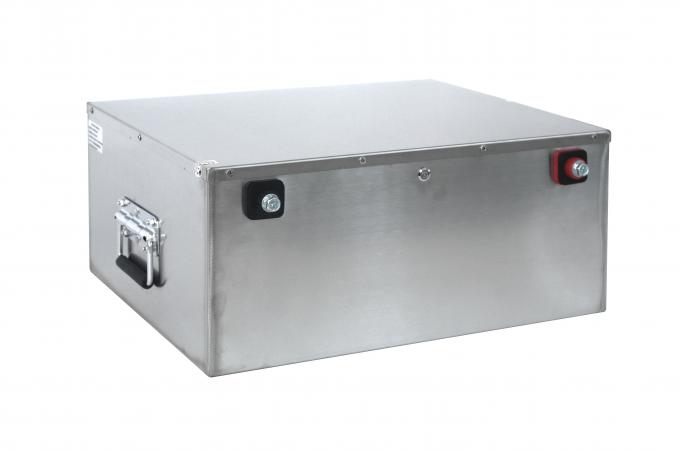 OEM Li Ion RV Battery Trolley Lifepo4 Pack 25.6V Campervan Lithium Battery 2